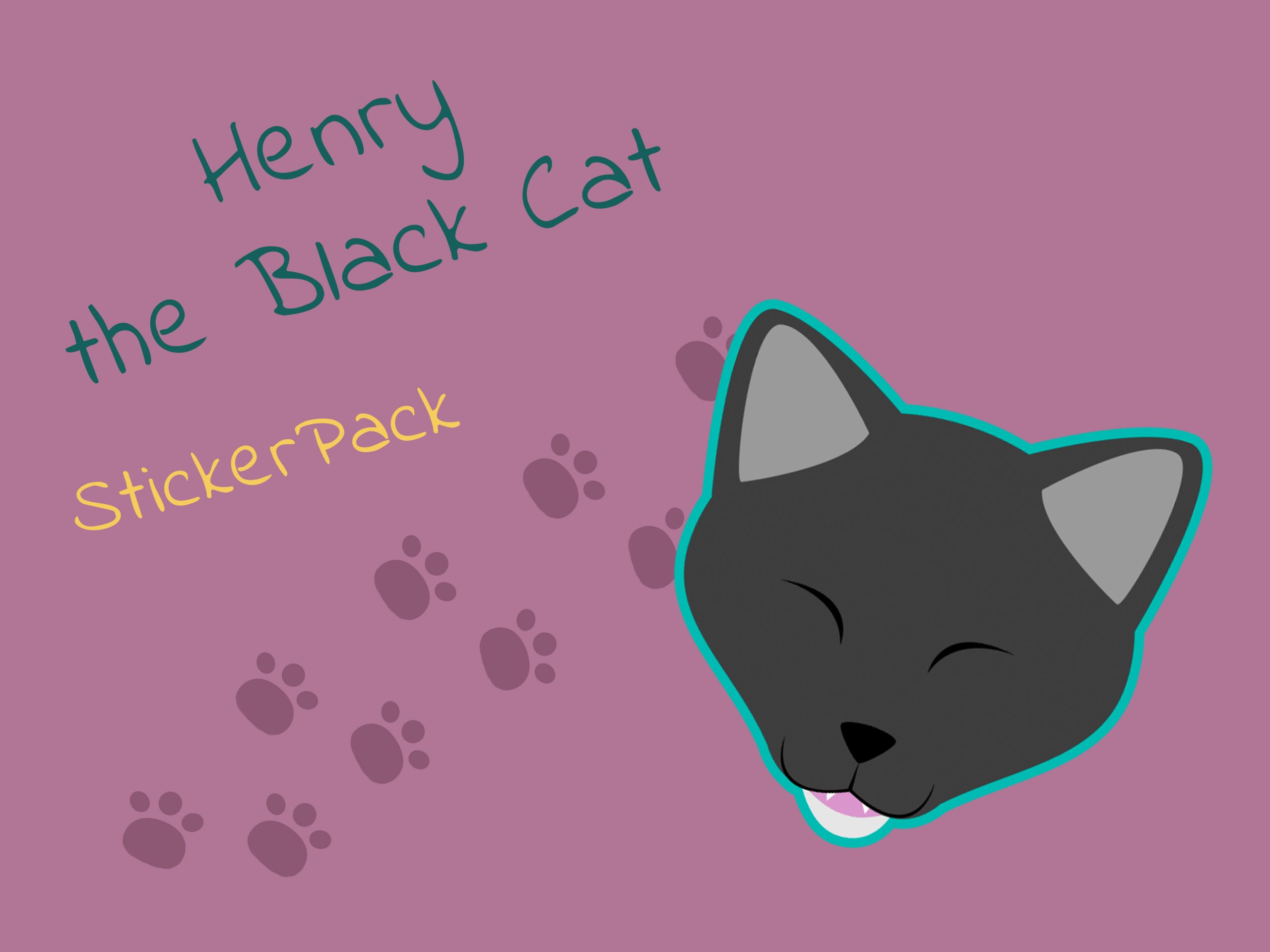 Black Cat sticker pack